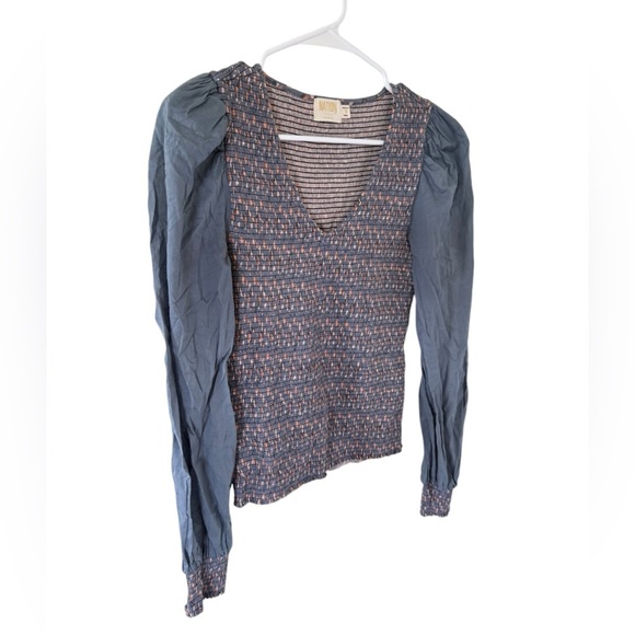 Nation LTD Della Smocked Top in It Girl - Picture 4 of 8